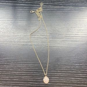 Kendra Scott Necklace-Rose Quartz
